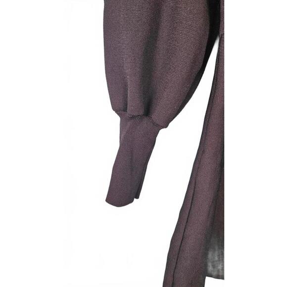 Express Women's Black Fit & Flare Sweater Dress with Cutout Details Size Small - Picture 5 of 8